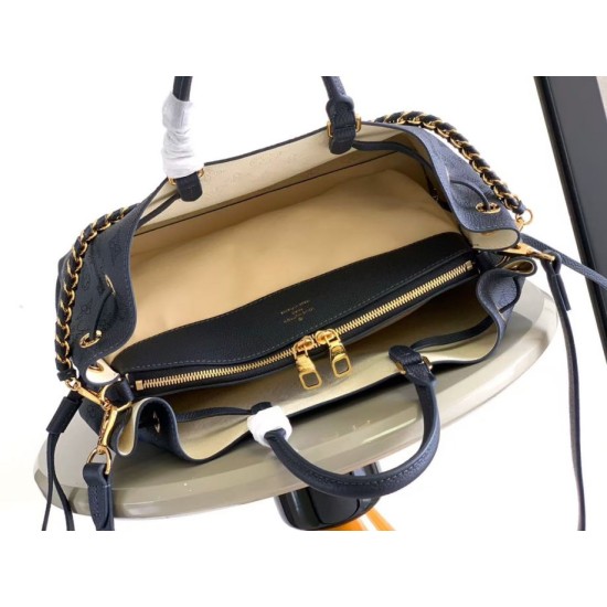 Replica Borsa tote Louis Vuitton Bella Mahina M59200 nera Imitazione Fake