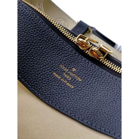 Replica Borsa tote Louis Vuitton Bella Mahina M59200 nera Imitazione Fake