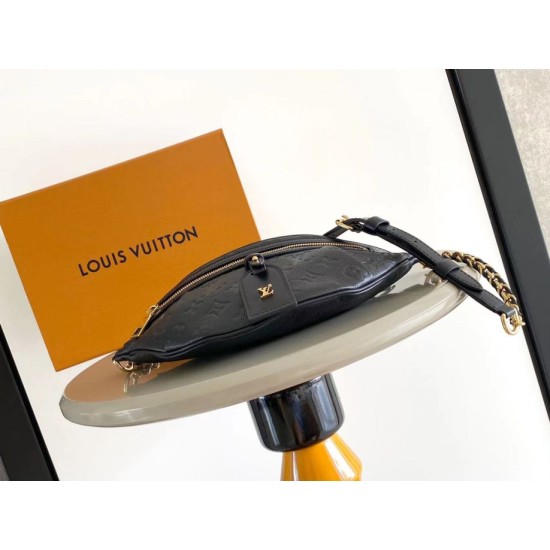 Replica Marsupio Louis Vuitton High Rise PM M14353 nero Imitazione Fake
