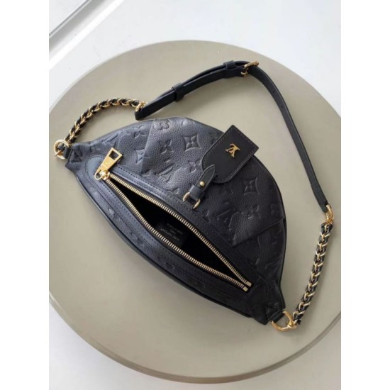 Replica Marsupio Louis Vuitton High Rise PM M14353 nero Imitazione Fake