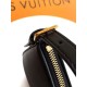 Replica Borsa Louis Vuitton Pochette LV Bloom M25525 Nera Imitazione Fake