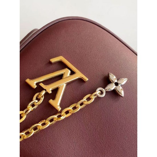 Replica Borsa Louis Vuitton Pochette LV Bloom M25650 Borgogna Falsa Online Replica Borsa Louis Vuitton Pochette LV Bloom M25650 Borgogna Imitazione Fake