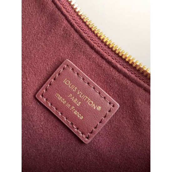 Replica Borsa Louis Vuitton Pochette LV Bloom M25650 Borgogna Falsa Online Replica Borsa Louis Vuitton Pochette LV Bloom M25650 Borgogna Imitazione Fake
