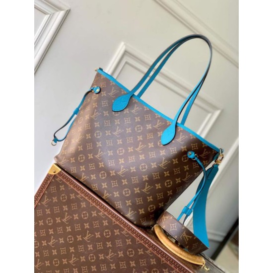 Replica Borsa a tracolla LV Monogram Inside Out Neverfull MM M13753 Blu Falsa Online Replica Borsa a tracolla LV Monogram Inside Out Neverfull MM M13753 Blu Imitazione Fake