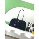 Replica di alta qualità Borsa Chanel 26S Maxi Bowling AS6211 scamosciata di vitello blu scuro Imitazione