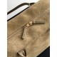 Replica di alta qualità Borsa Chanel 26S Maxi Bowling AS6211 scamosciata di vitello beige scuro Imitazione