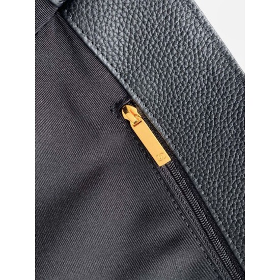 Replica di alta qualità Borsa tote Chanel Cerf Executive piccola/grande nera Imitazione