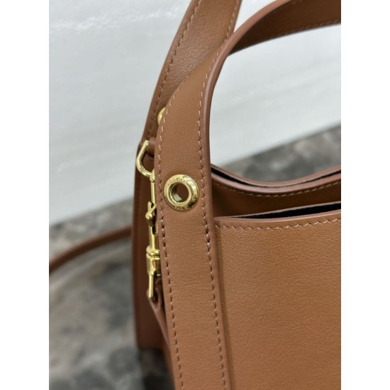 Replica di alta qualità Borsa Celine Small Cube Marrone Imitazione