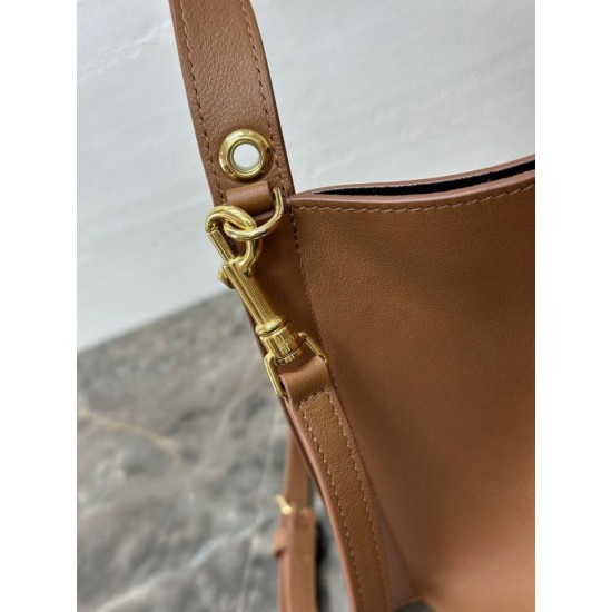 Replica di alta qualità Borsa Celine Small Cube Marrone Imitazione