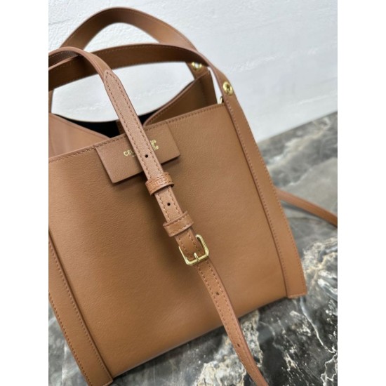 Replica di alta qualità Borsa Celine Small Cube Marrone Imitazione