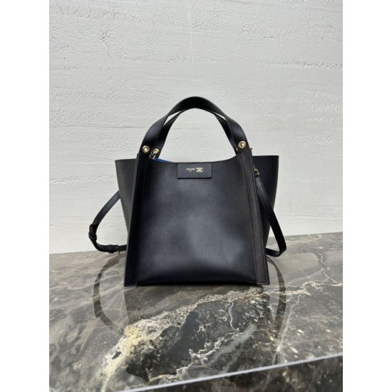 Replica di alta qualità Borsa Celine Small Cube nera Imitazione