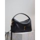 Replica di alta qualità Borsa a mano morbida YSL Saint Laurent Camera nera Imitazione