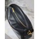 Replica di alta qualità Borsa a mano morbida YSL Saint Laurent Camera nera Imitazione