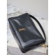 Replica di alta qualità Borsa a mano morbida YSL Saint Laurent Camera nera Imitazione