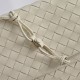 Replica di alta qualità Borsa a tracolla Bottega Veneta Giorno Intrecciato Bianco Imitazione