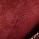 Replica di alta qualità Borsa a tracolla Notturno Intrecciato Bottega Veneta Borgogna Imitazione