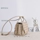 Replica di alta qualità Borsa a tracolla Notturno Intrecciato Bottega Veneta Beige Imitazione