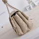 Replica di alta qualità Borsa a tracolla Notturno Intrecciato Bottega Veneta Beige Imitazione