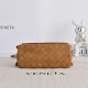 Replica di alta qualità Borsa a tracolla Notturno Intrecciato Bottega Veneta Marrone scamosciato Imitazione