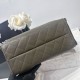 Replica di alta qualità Borsa a tracolla Chanel AS5293 con coulisse Verde Imitazione