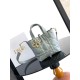 Replica di alta qualità Borsa Tote verticale piccolo Dior Toujours Blu Imitazione