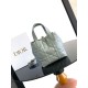 Replica di alta qualità Borsa Tote verticale piccolo Dior Toujours Blu Imitazione