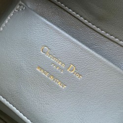 Replica di alta qualità Borsa Tote verticale piccolo Dior Toujours Blu Imitazione