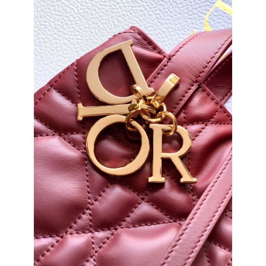 Replica di alta qualità Borsa Tote verticale piccolo Dior Toujours Rosso Imitazione