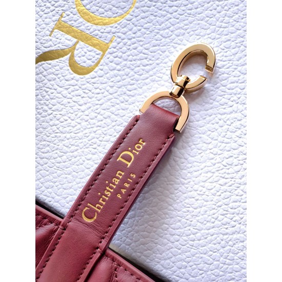 Replica di alta qualità Borsa Tote verticale piccolo Dior Toujours Rosso Imitazione