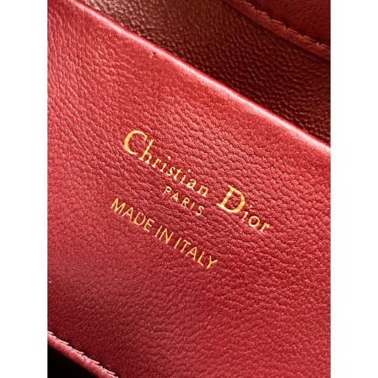Replica di alta qualità Borsa Tote verticale piccolo Dior Toujours Rosso Imitazione