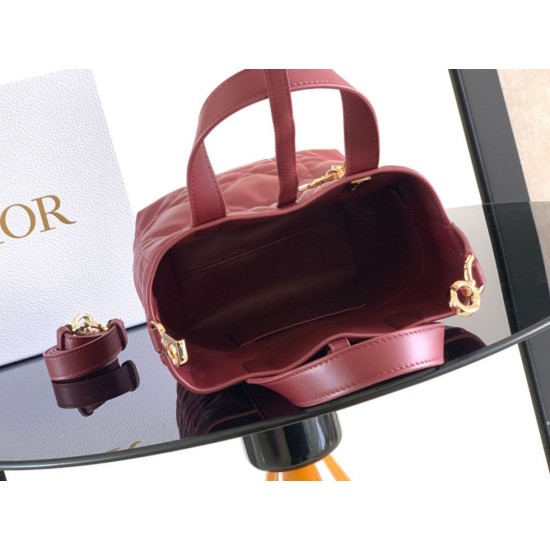 Replica di alta qualità Borsa Tote verticale piccolo Dior Toujours Rosso Imitazione