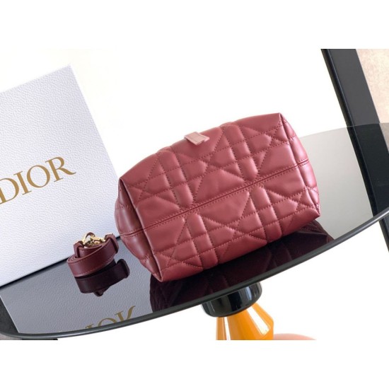 Replica di alta qualità Borsa Tote verticale piccolo Dior Toujours Rosso Imitazione