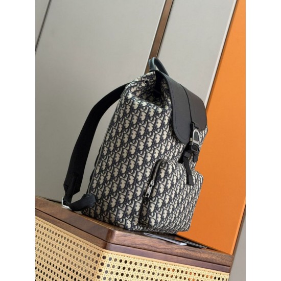 Replica di alta qualità Zaino Dior Heritage Saddle Flap Uomo Imitazione