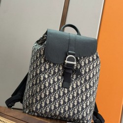 Replica di alta qualità Zaino Dior Heritage Saddle Flap Uomo Imitazione