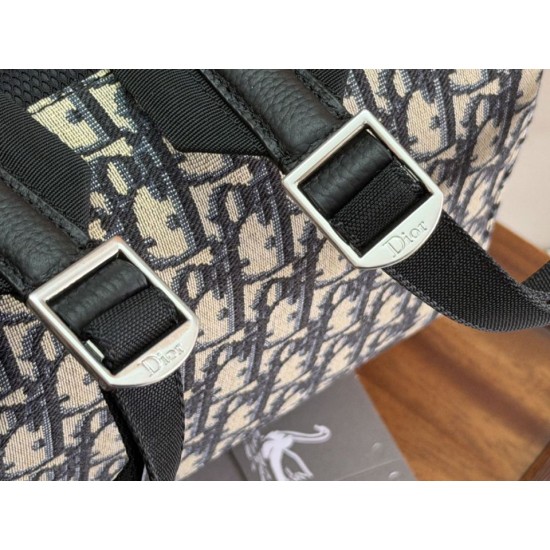 Replica di alta qualità Zaino Dior Heritage Saddle Flap Uomo Imitazione