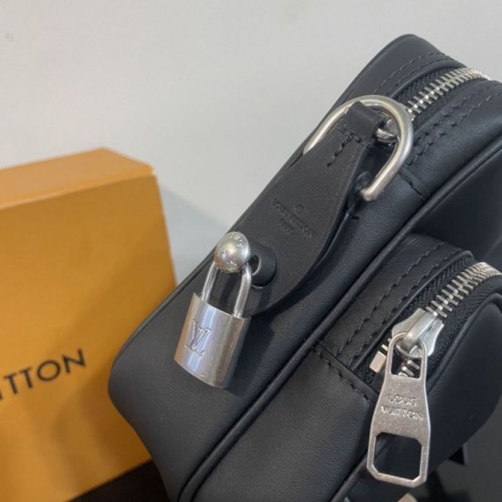 Replica di alta qualità Borsa a tracolla da uomo Louis Vuitton Nil M27999 Nero Imitazione