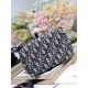 Replica di alta qualità Borsa Dior Denim Jacquard Oblique piccolo Toujours Blu Imitazione