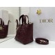 Replica di alta qualità Borsa Tote verticale piccolo Dior Toujours Borgogna Imitazione