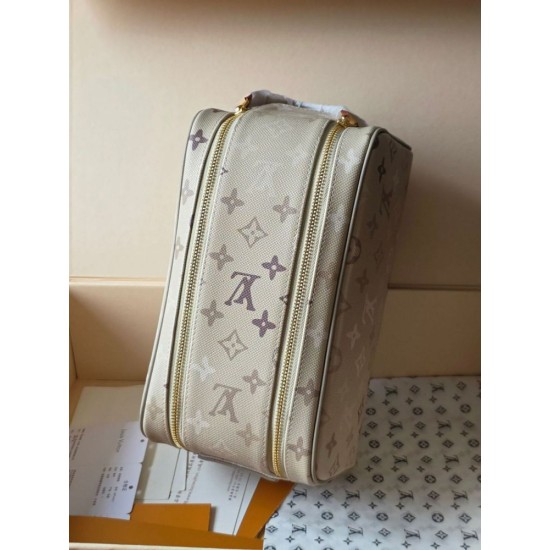 Replica di alta qualità Pochette cosmetica Louis Vuitton con stampa a rilievo M26191 Imitazione