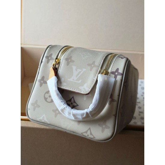 Replica di alta qualità Pochette cosmetica Louis Vuitton con stampa a rilievo M26191 Imitazione