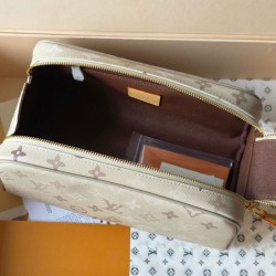 Replica di alta qualità Pochette cosmetica Louis Vuitton con stampa a rilievo M26191 Imitazione