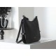 Replica di alta qualità Borsa a tracolla grande Prada Fold 1BC288 Nera/Marrone Imitazione