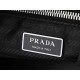 Replica di alta qualità Borsa a tracolla grande Prada Fold 1BC288 Nera/Marrone Imitazione