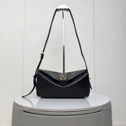 Replica di alta qualità Borsa a tracolla media Balenciaga Le 7 Nero Imitazione