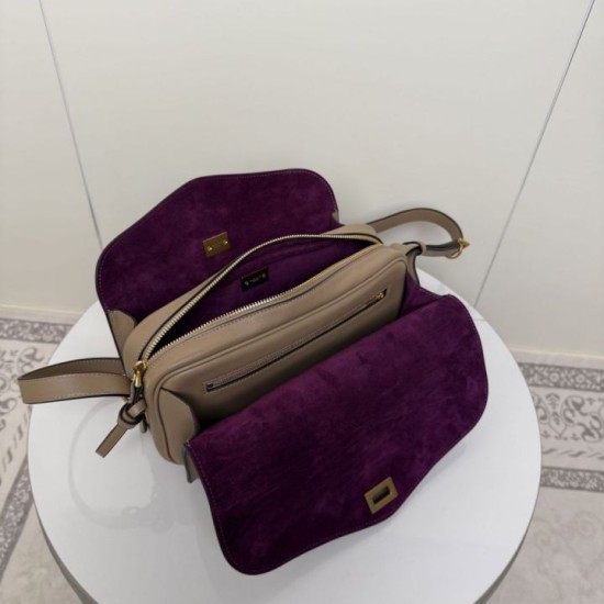 Replica di alta qualità Borsa a tracolla media Balenciaga Le 7 albicocca Imitazione