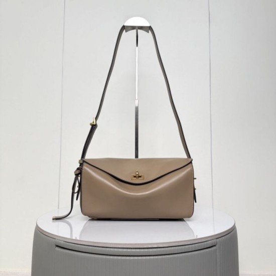Replica di alta qualità Borsa a tracolla media Balenciaga Le 7 albicocca Imitazione