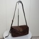 Replica di alta qualità Borsa a tracolla Balenciaga Le 7 scamosciata Marrone Imitazione
