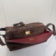 Replica di alta qualità Borsa a tracolla Balenciaga Le 7 scamosciata Marrone Imitazione