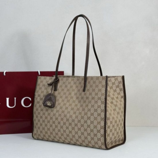 Replica Perfetta Borsa tote grande Gucci 875056 Londra marrone Imitazione
