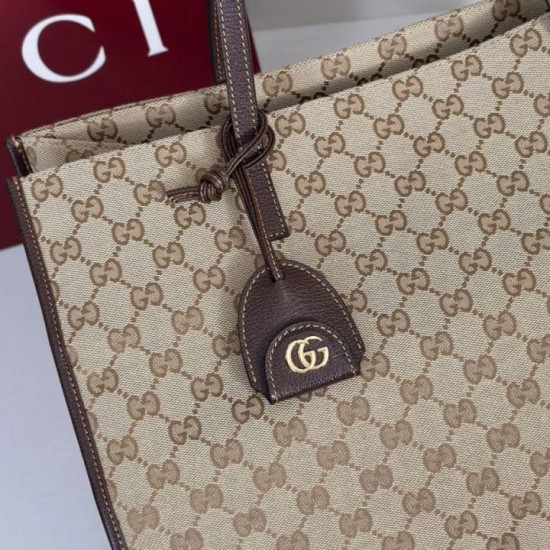 Replica Perfetta Borsa tote grande Gucci 875056 Londra marrone Imitazione